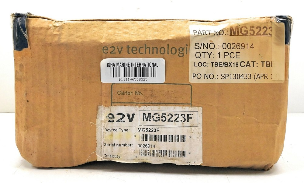 E2V Technologies EEV Magnetron MG5223F S-Band