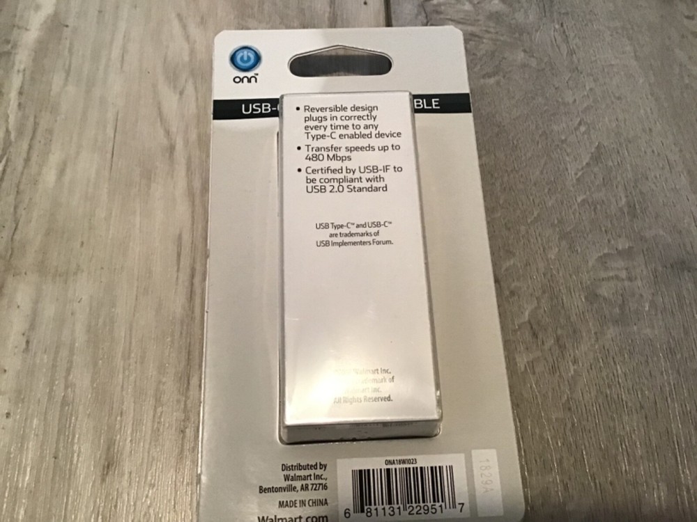 USB Type-C to USB Type-A Cable 2.0 Cable Type C Cable With Reversible Plug 3FT