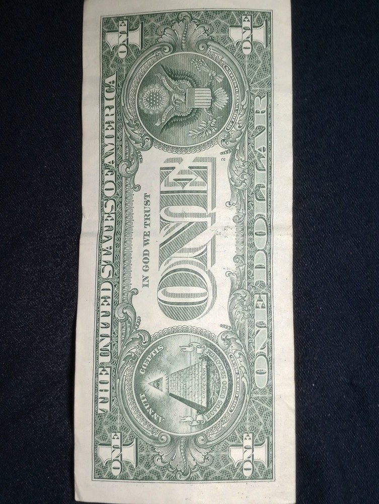2021 $1 Note Double Gas Pump Error. #518