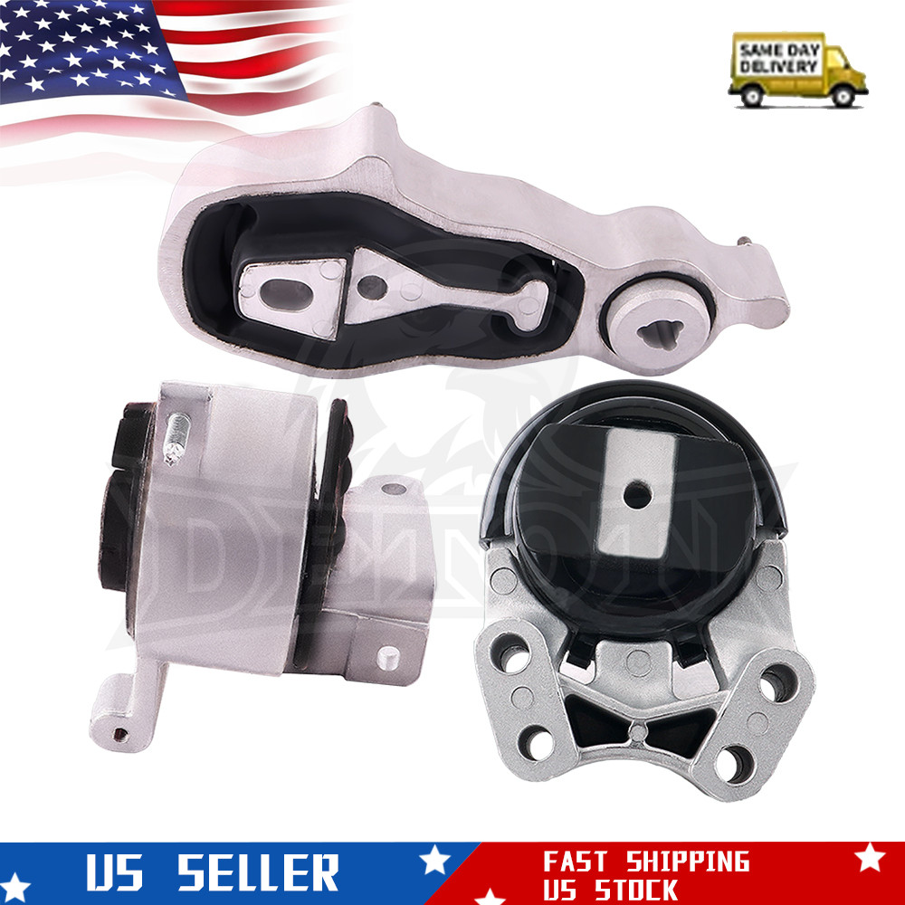 Set 3PCS Engine Motor Auto Trans. Mount For 2013-2019 Ford Flex Taurus 3.5L V6