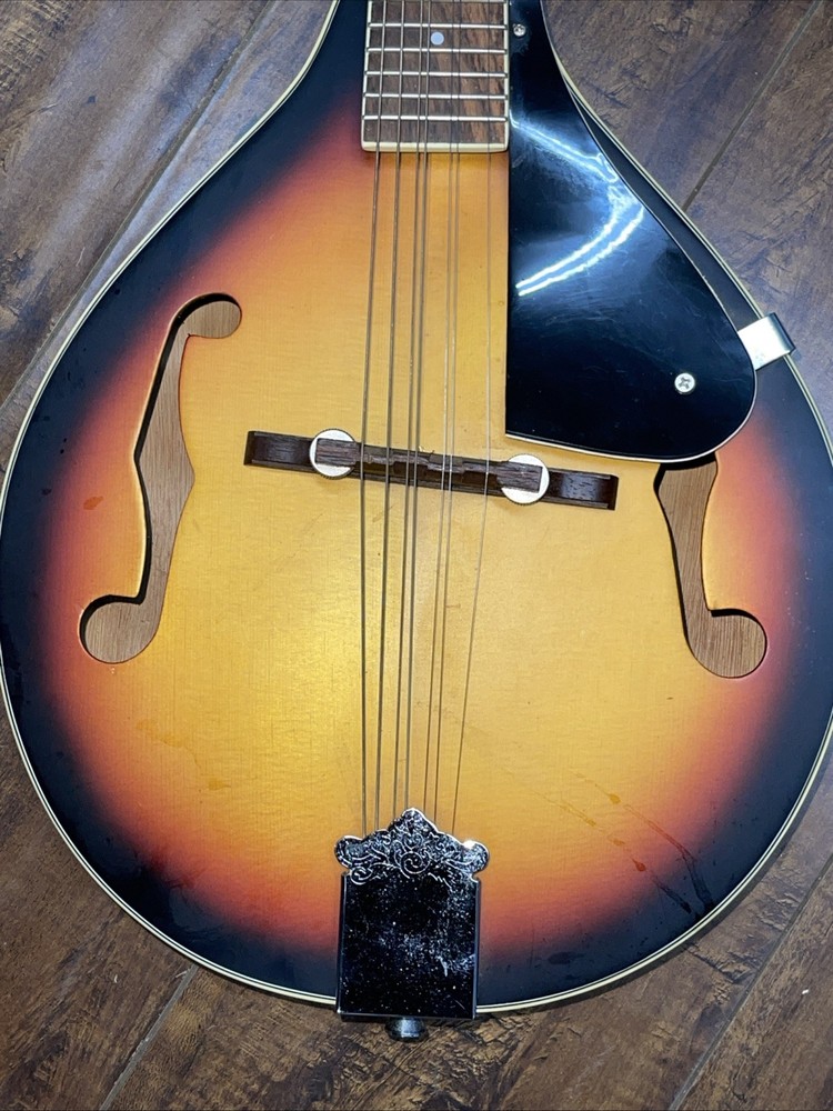 Vintage J. Reynolds A-style mandolin 8 Strings Without Case Missing 1 String
