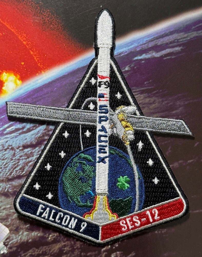 SES-12 F9 AUTHENTIC SPACEX SPACE-X PATCH 🚀