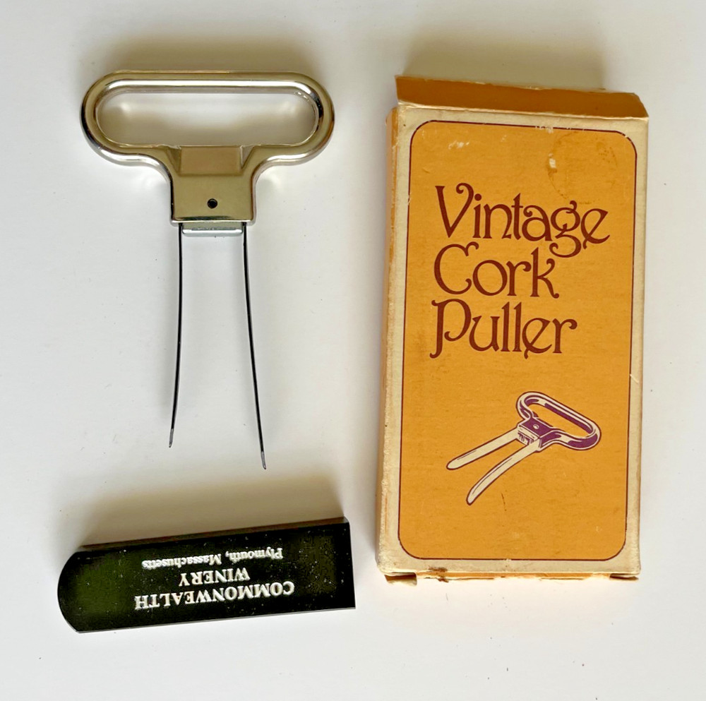 Vintage Cork Puller with Sheath and Box