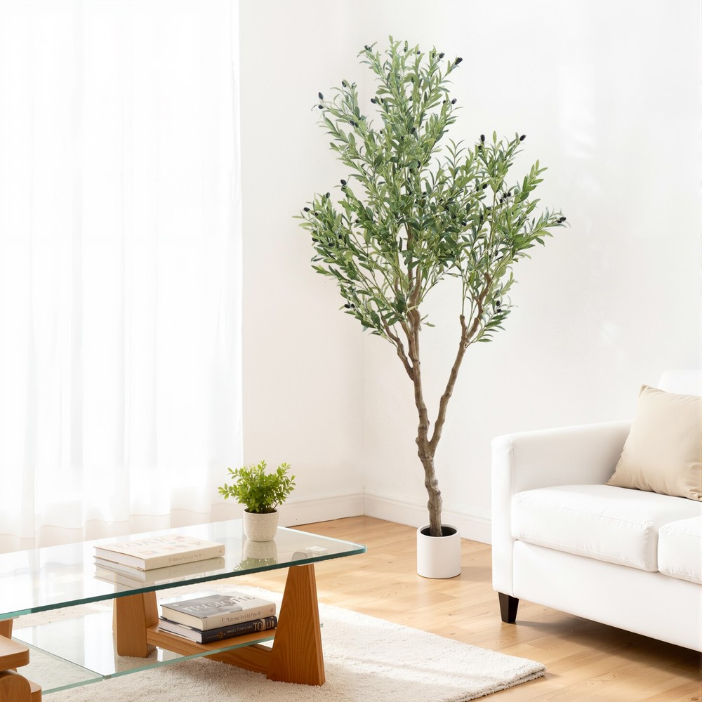 Artificial Olive Tree 210 cm Artificial Plant Artificial Plants Large Olive Tree