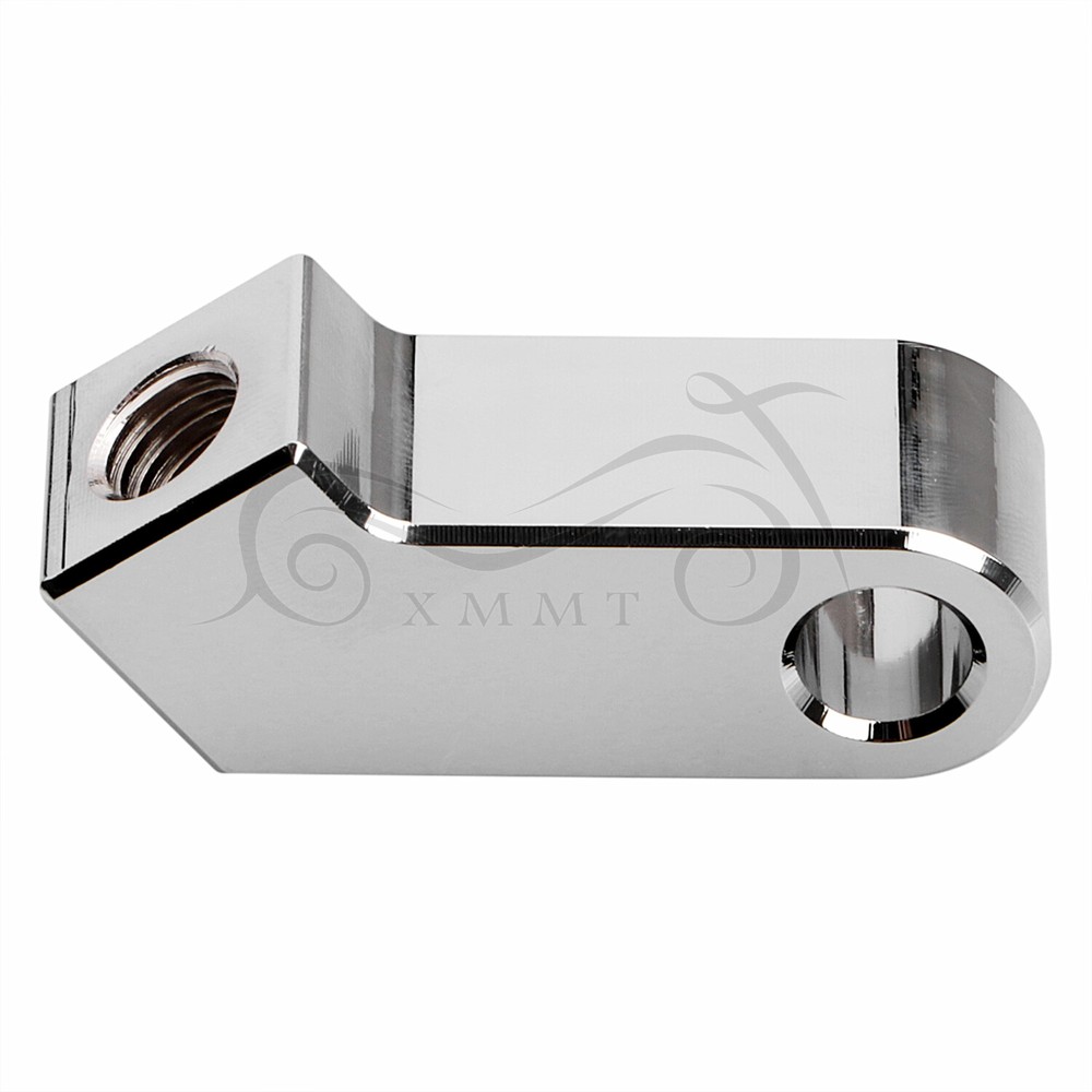 Chrome Headlight Bottom Mounting Bracket For Harley Sportster Dyna FXDB FXDF
