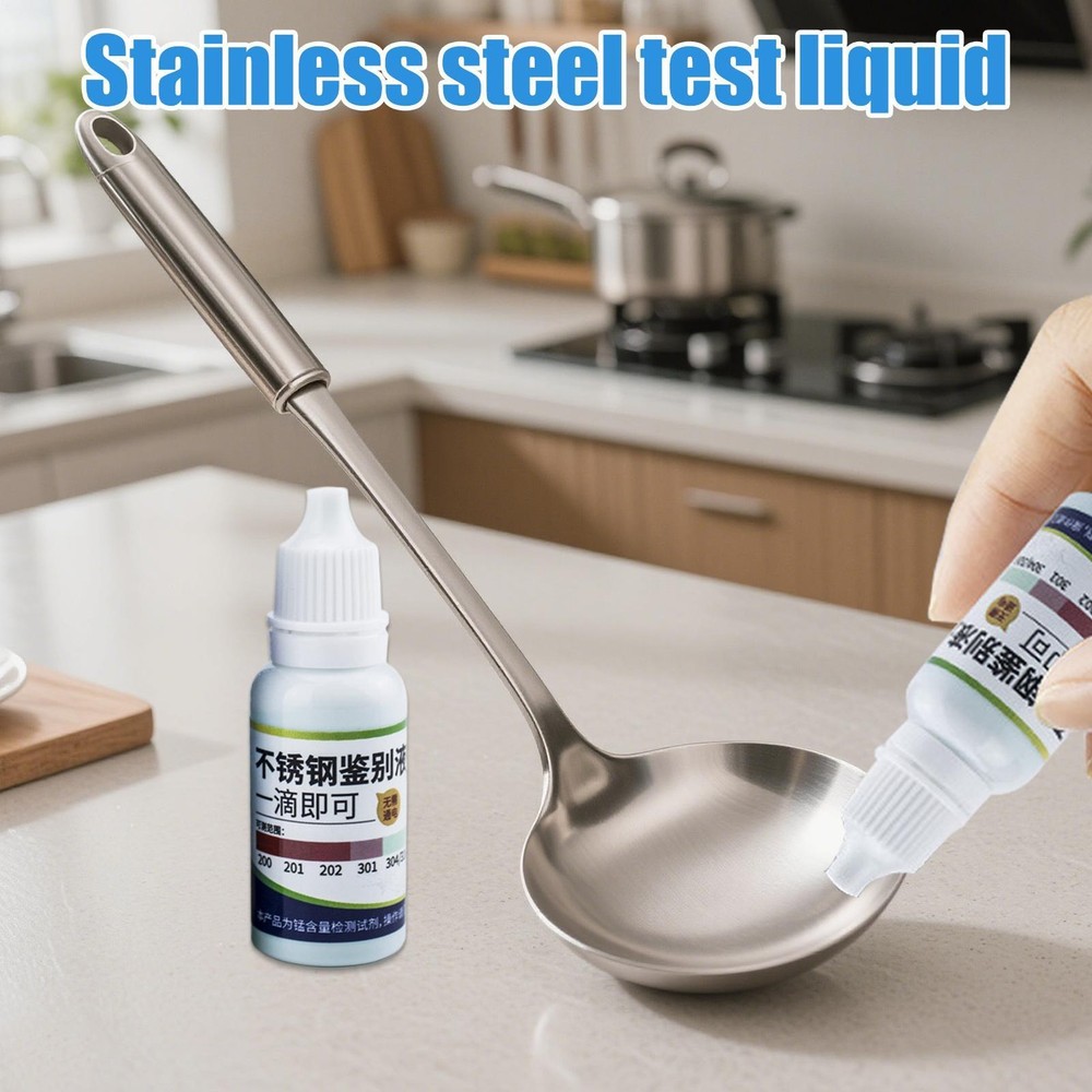15ml Stainless Steel Test Liquid