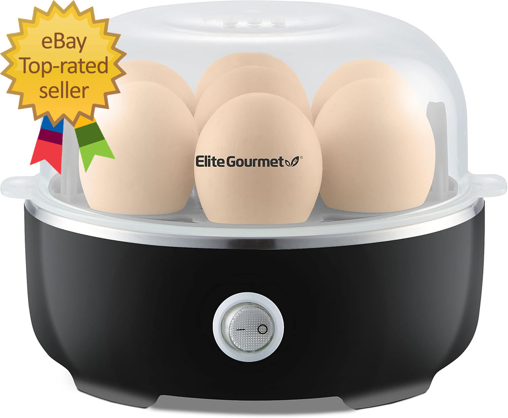EGC115B Easy Egg Cooker Electric 7-Egg Capacity Soft Medium Hard-Boiled Egg