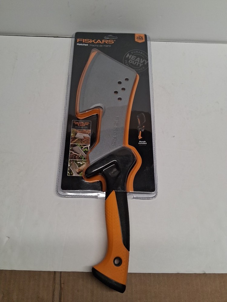 FISKARS 385081 Hatchet, Brush Tool, 18”Length, 9” Handle, Model 8508