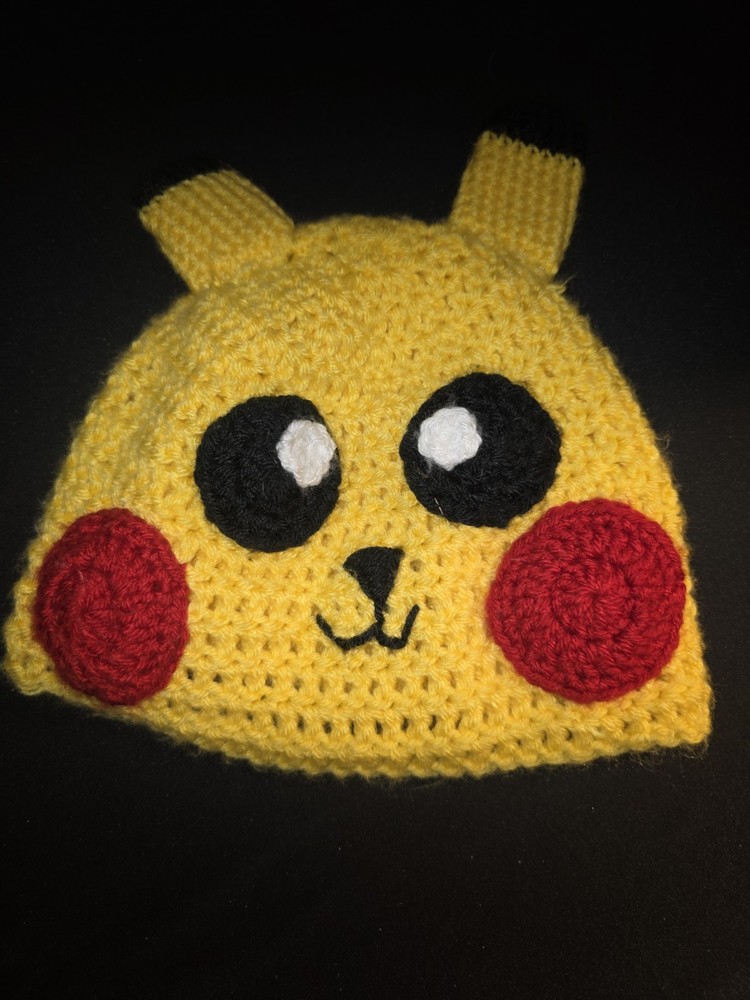 Crochet Pikachu Hat