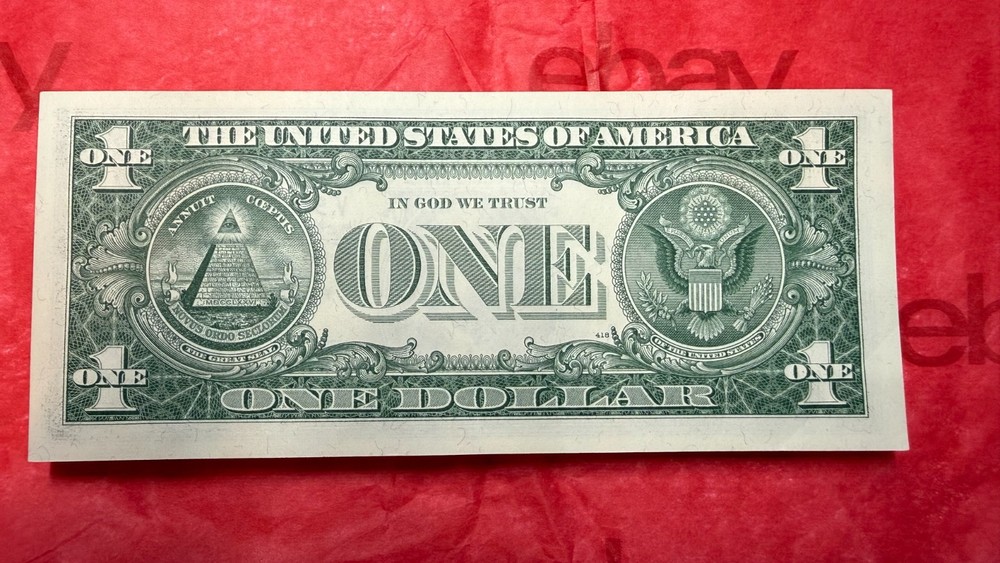 $1 Silver Certificate 1957 One Uncirculated Gradable Sequential Note Perfect UNC