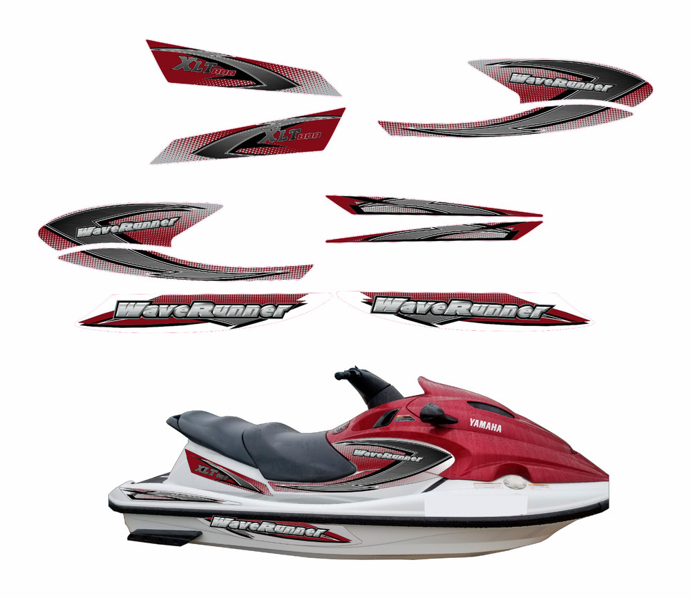 YAMAHA WAVERUNNER XLT 800 2002 Graphics / Decal / Sticker Kit