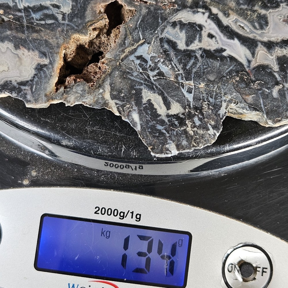 Lace Agate Slab Mexico 134 Grams