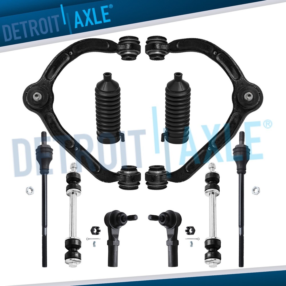 10pc Front Upper Control Arms Sway Bars for Chevy GMC Express Savana 2500 3500