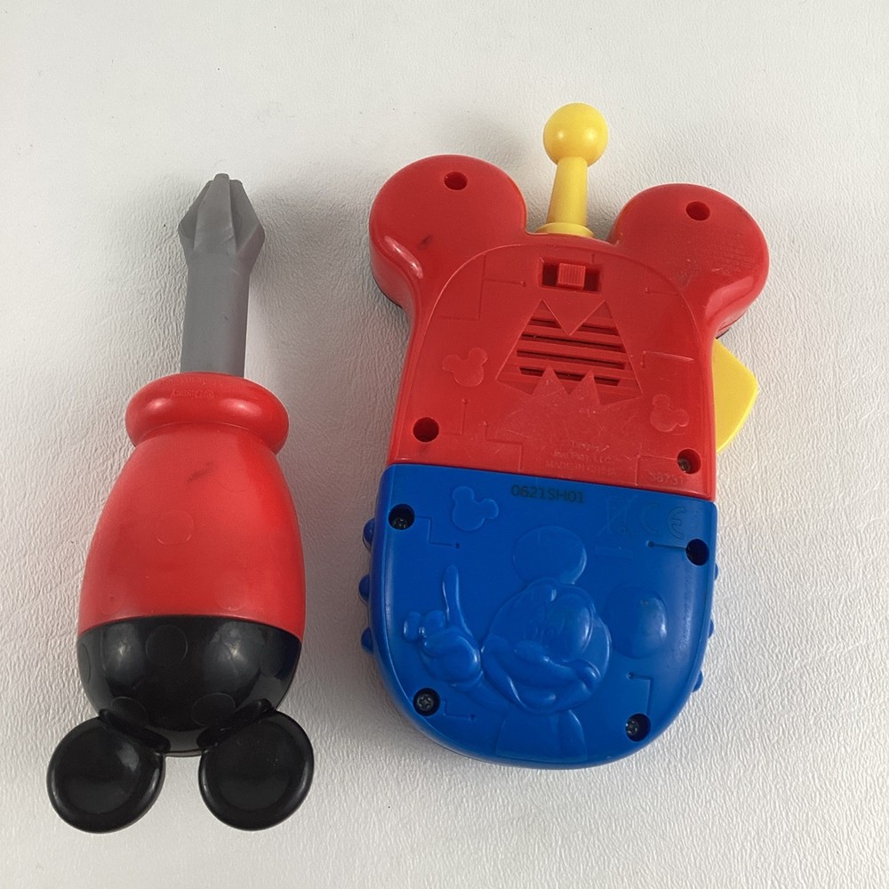 Disney Junior Mickey Mouse Funhouse Walkie Communicator Mouseketool Screwdriver