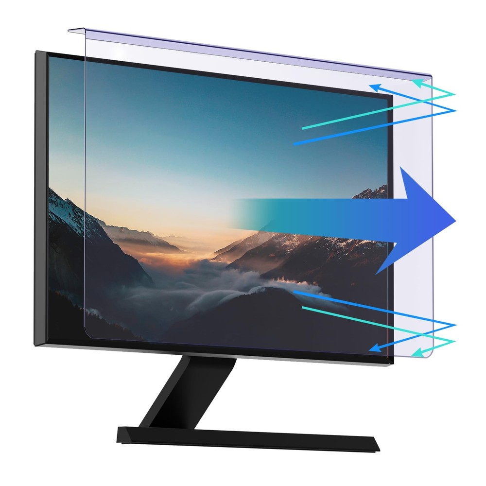Anti Blue Light Screen Protector for 23, 23.6, 23.8 and 24 Inches Computer Mo...