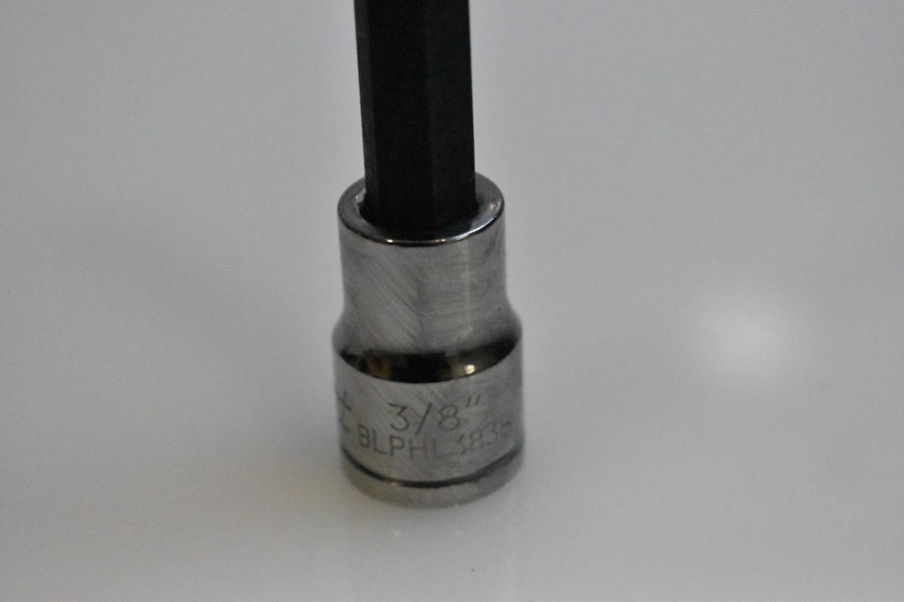 Blue Point Tools BLPHL3838 3/8" SAE Long Hex Bit Socket Driver 3/8" Drive
