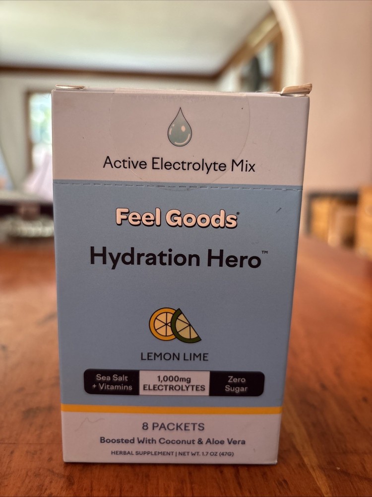 Feel Goods Hydration Hero Lemon Lime 8 Packets