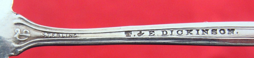 Iris by Durgin Sterling Silver Cocktail Fork, 5 3/4", Mono