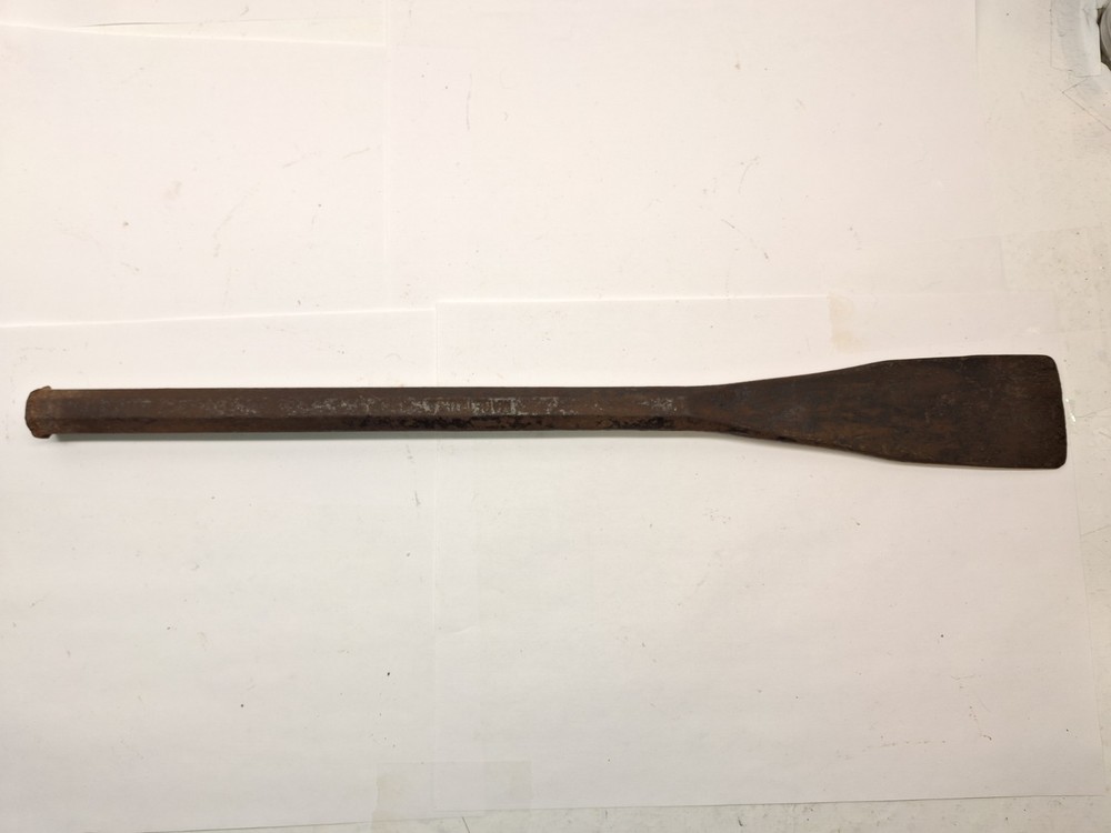Antique Stanley Atha Timber Framing Chisel 17.5x2 Inch Woodworking Tool