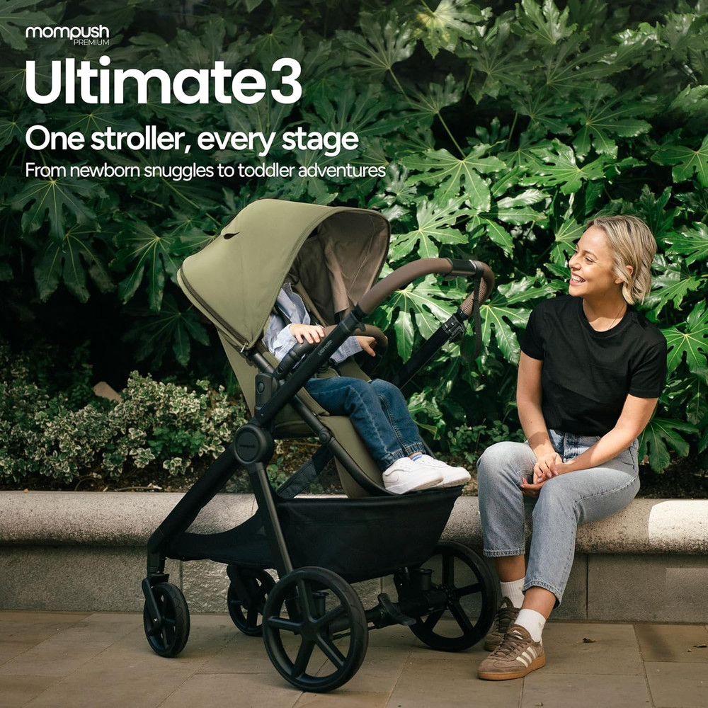 All-Terrain 3-in-1 Stroller with Reversible Seat & One-Second Fold