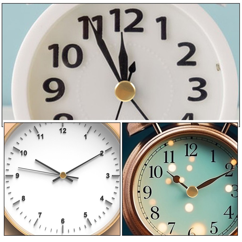6 Pcs Copper Replacement Clock Caps For Quartz Wall Clock Parts