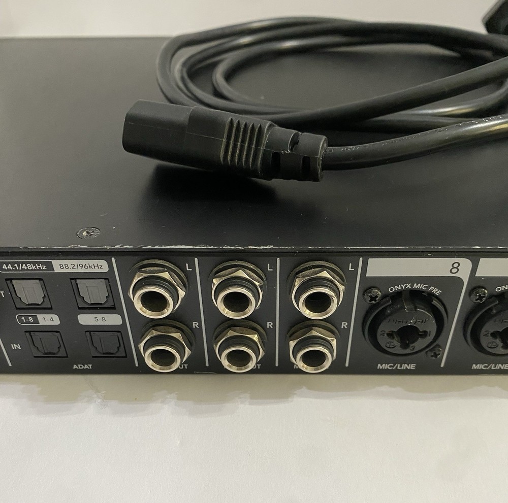 Mackie Onyx Blackbird Firewire Recording Interface 8 Mic Inputs Working