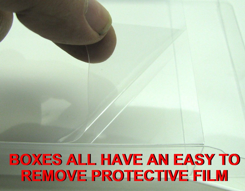5x DVD OVERSIZED BOX SET (SIZE DVO C) - CLEAR PLASTIC PROTECTIVE BOX PROTECTOR