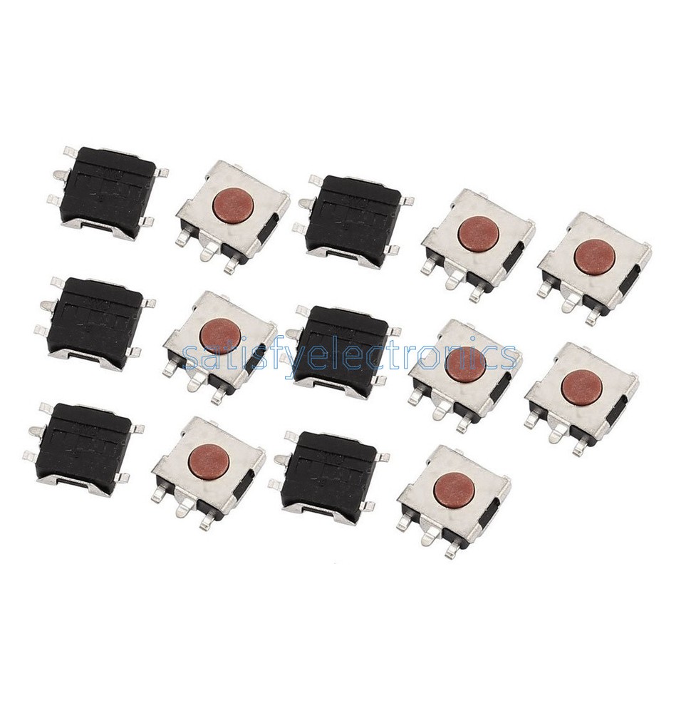 20pcs 6*6*2.5mm Tactile Push Button Switch Tact Switch Micro Switch 4-Pin SMD