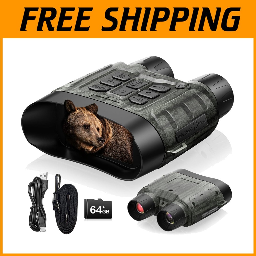 4K Night Vision Binoculars 112MP Camera