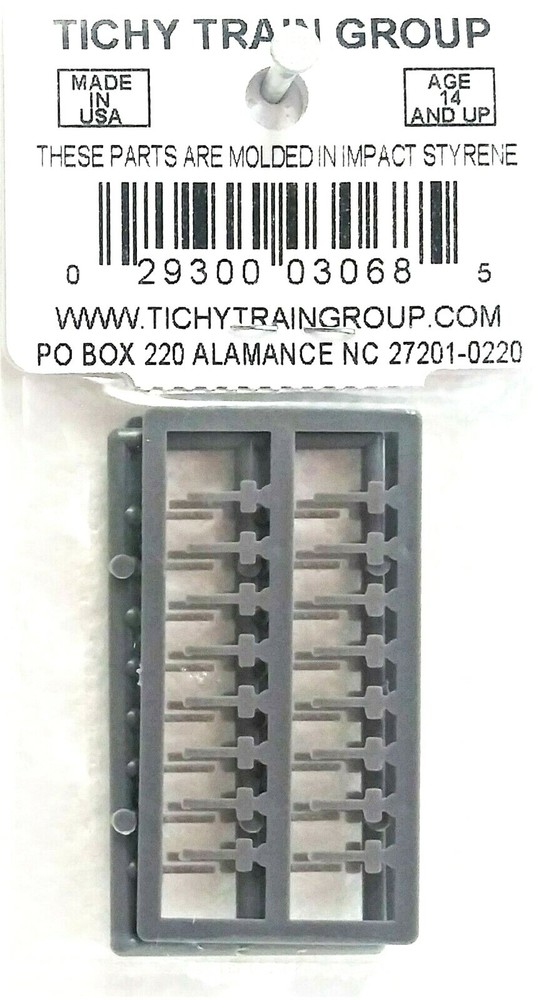 HO Scale Tichy Train Group 3068 Strap Style Hinges pkg (48)