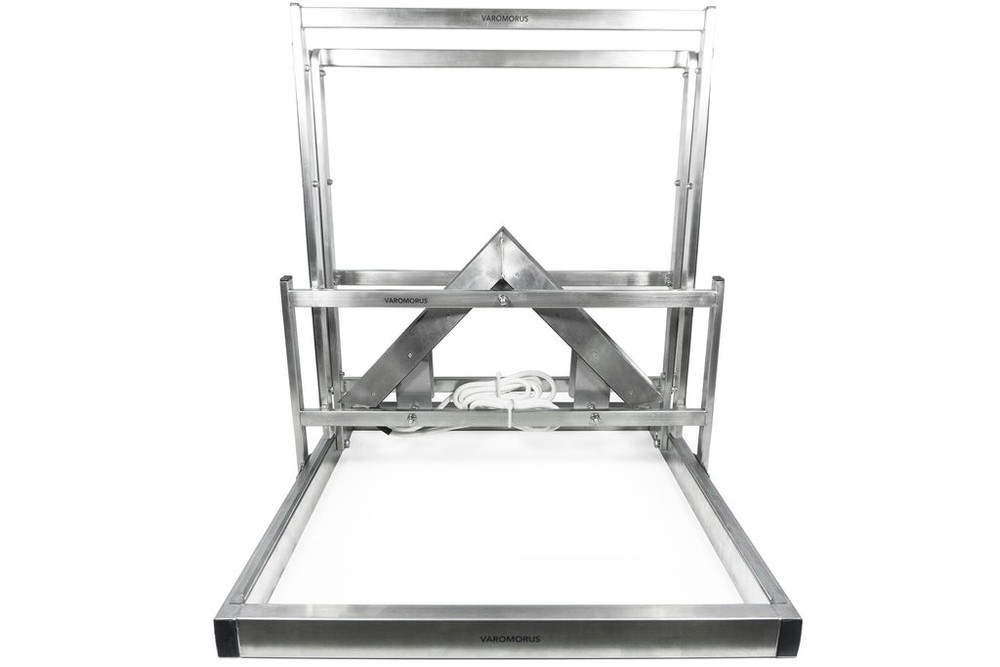 Varomorus 12V Double-Knife Frame Uncapping Machine with Hopper Stainless Steel