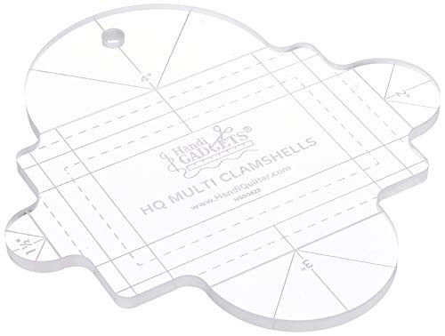 Multi Clamshell Template quilt tools