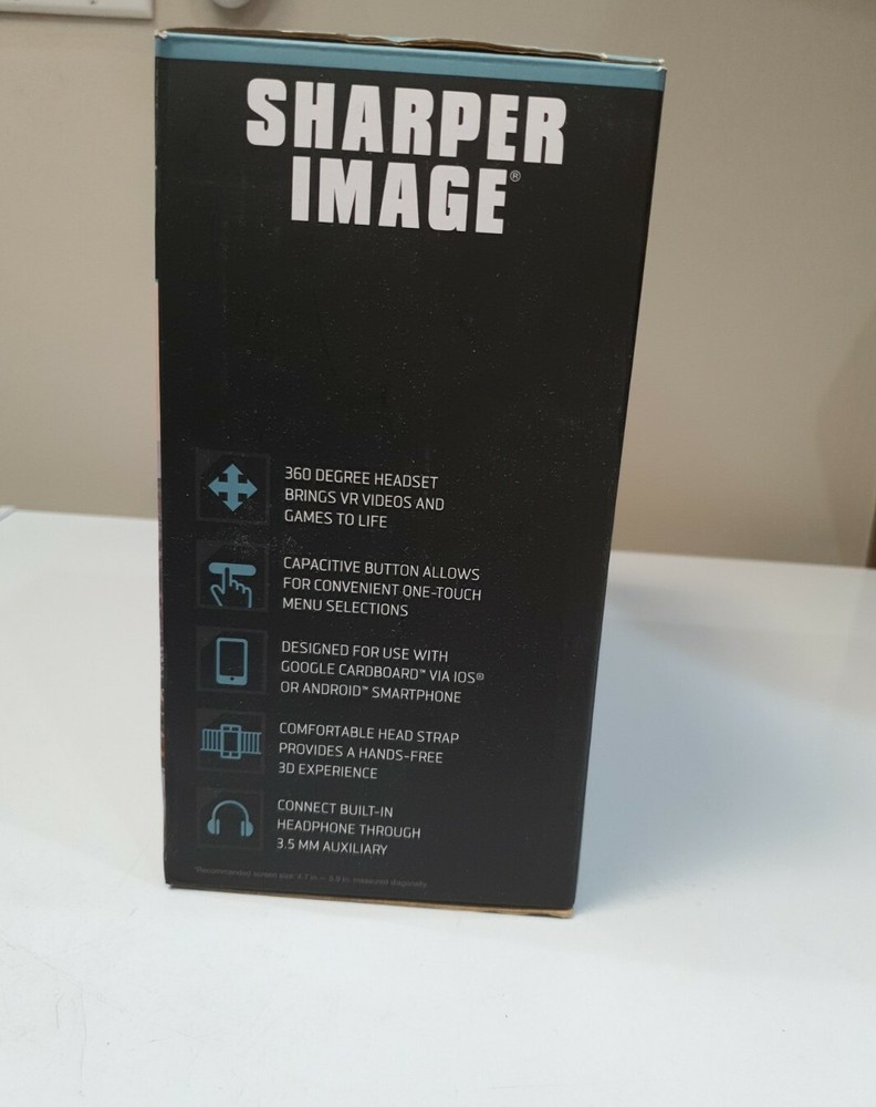 NEW Sharper Image Smartphone 360 Virtual Realty Headset