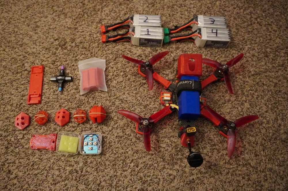 Custom Built 6S Freestyle FPV Drone With Extras (Check Description For Details)
