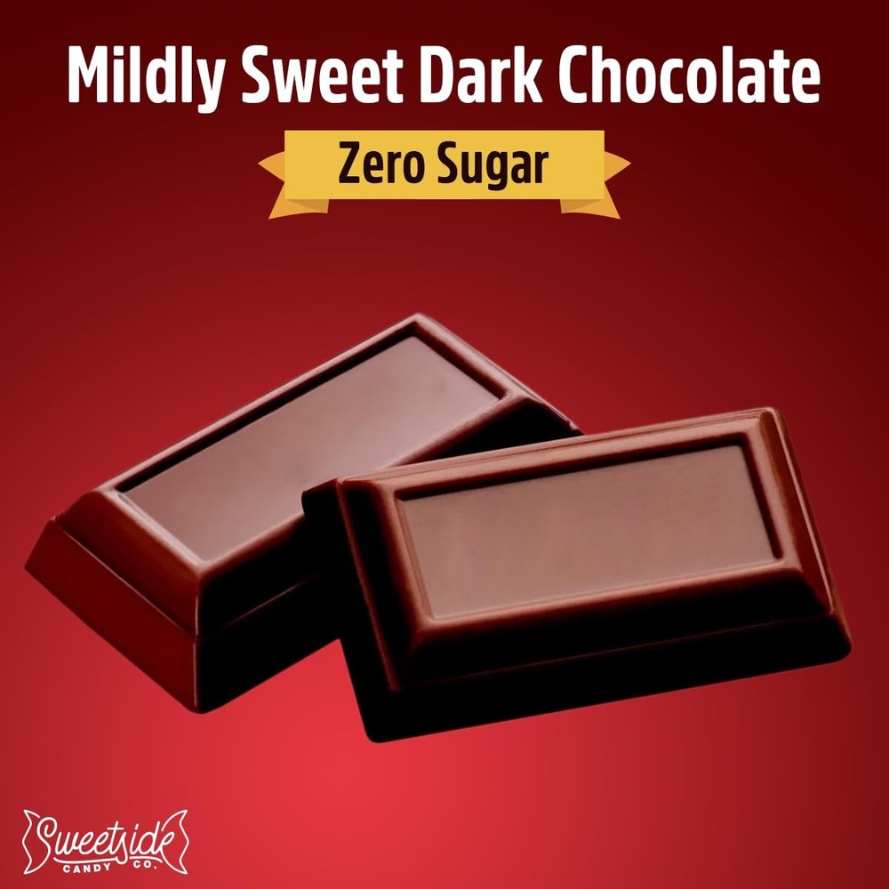 Zero Sugar Special Dark Chocolate Candy Bulk Pack Individually Wrapped Sugar...
