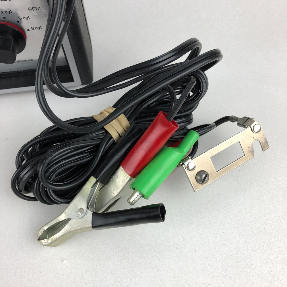 Vintage Sears Engine Analyzer USA Model 28-2163 Solid State Box & Manual NICE!