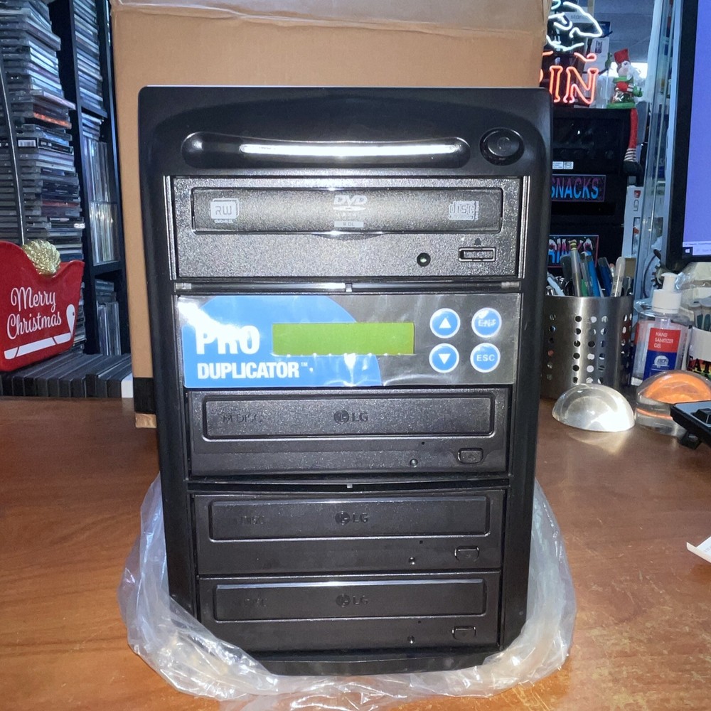 Pro Duplicator 1 to 3 CD DVD Burner Recorder Disc Copier Standalone Tower