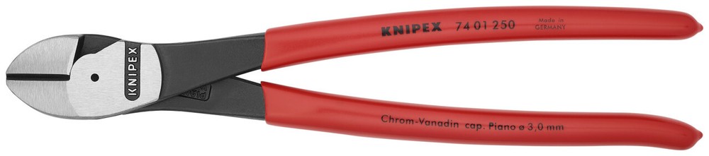 Knipex 74 01 250 SBA, 10" High Leverage Diagonal Cutters