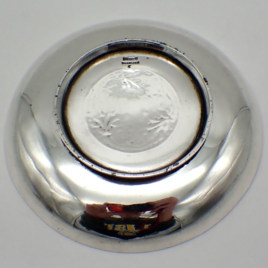 Arthur Stone Round Bowl Grape Decorations Sterling Silver