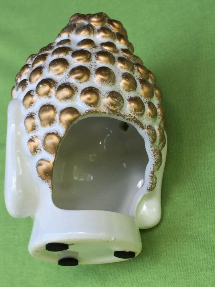 Buddha Head Tea Light Votive Holder