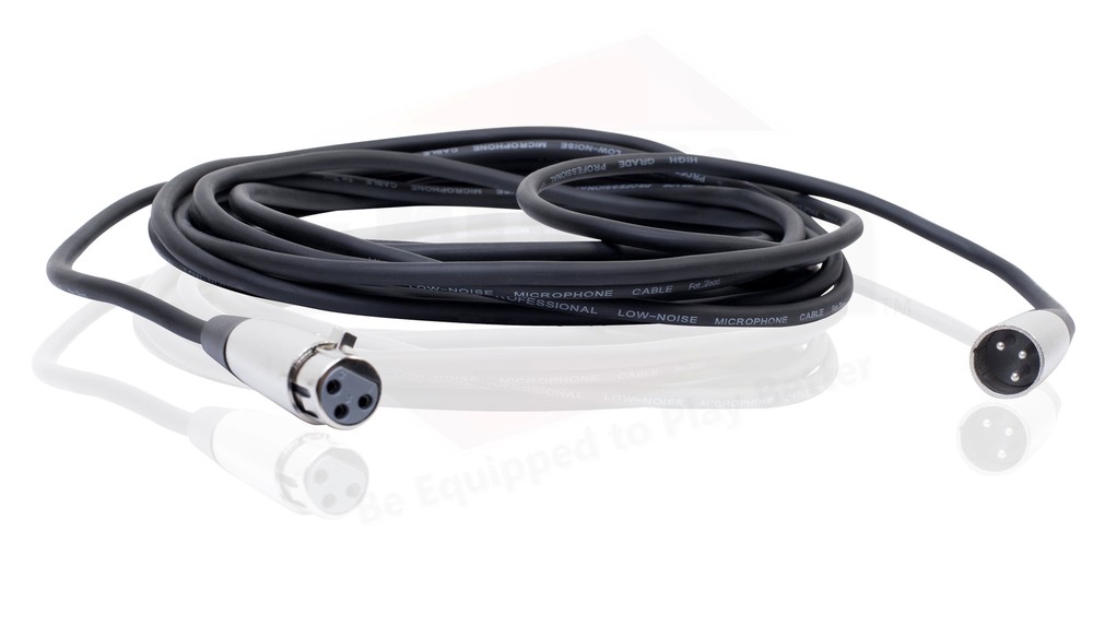 20FT XLR Microphone Cables (24 PACK) | FAT TOAD Studio Music Recording Extension
