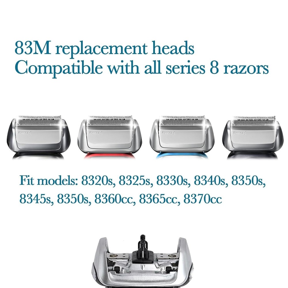 Close Shaving Experience with Series 8 Replacement Heads