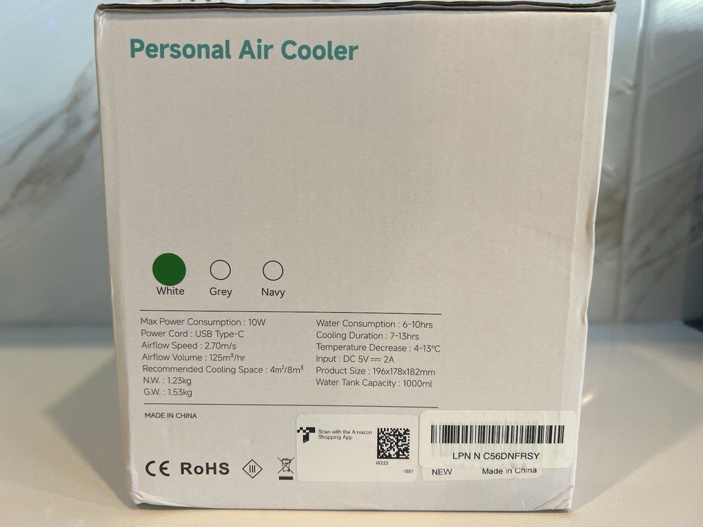 Personal Air Cooler Snowman Lite Bright
