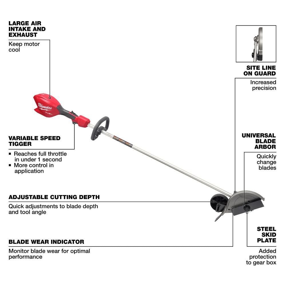 Milwaukee M18 Fuel Edger (Bare Tool)