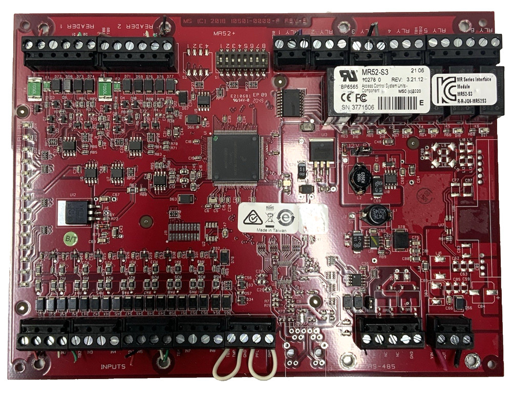 Mercury Security Series 3 | Dual-Card Reader Interface Panel | MR52-S3