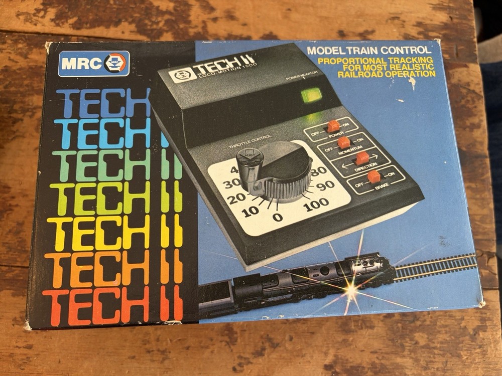 Vintage MRC Tech II Railpower 1400 Train Power Controller Model Railroad