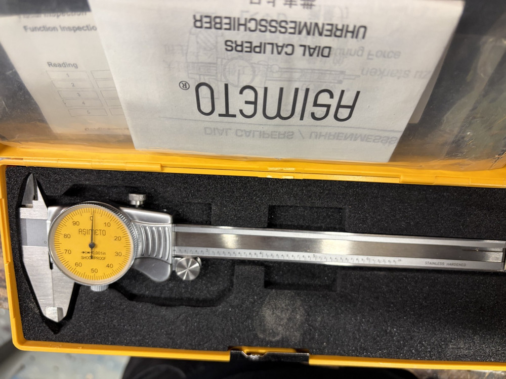 Asimeto Smooth 6" Calibrated Dial Caliper