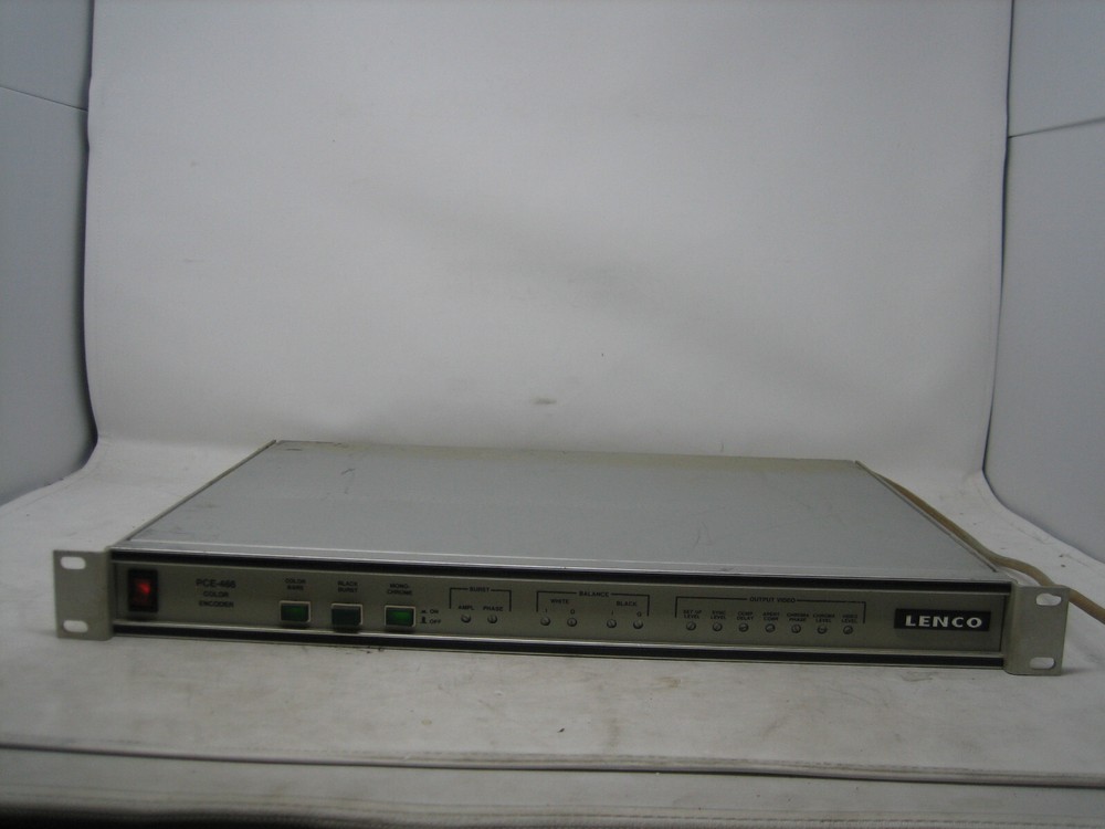 vintage 80s lenco pce-466 color encoder TESTED WORKING vtg #1