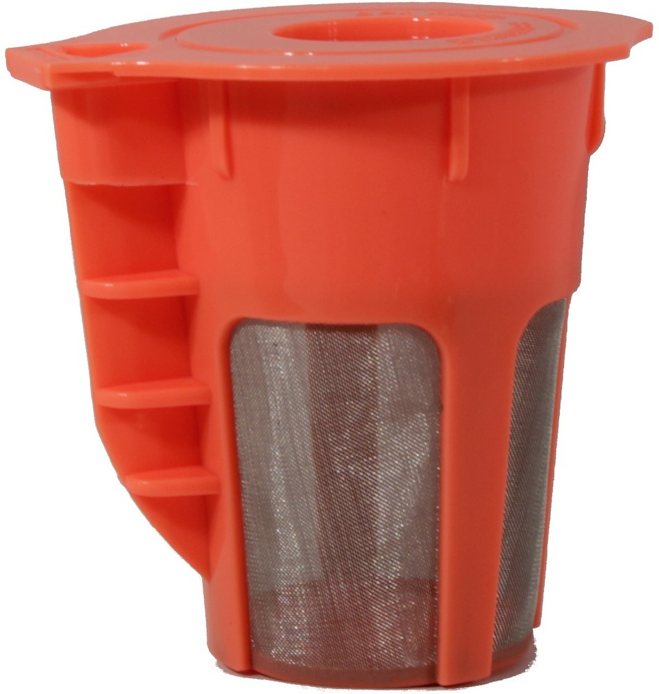 Keurig 2.0 Refillable K-Carafe Reusable Coffee Filter Replacement Orange Pack