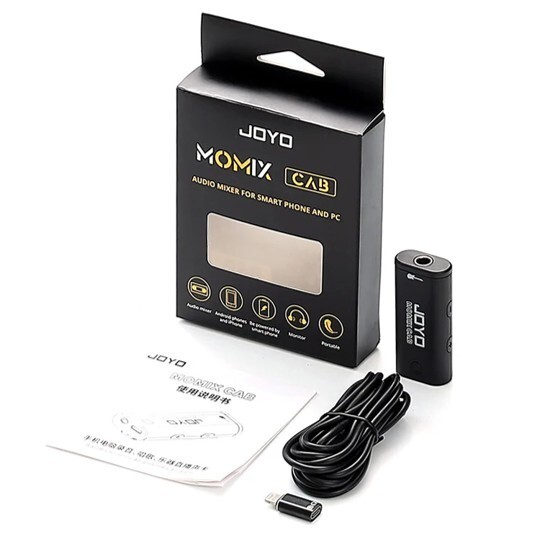 JOYO Momix Cab Smart Phone Interface For Live Streaming / Direct Audio